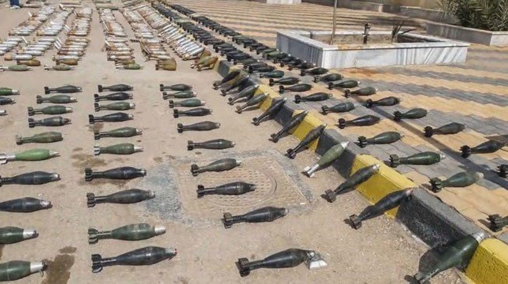 کشف بزرگترین انبار تسلیحاتی داعش در الانبار عراق