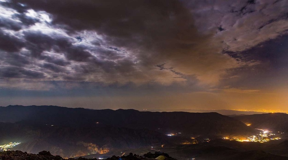 سماء الليل من مرتفعات دماوند - بالصور 