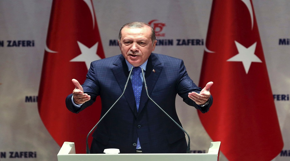 اردوغان: نرفض لغة التهديد الامريكية ولا نتنازل عن حريتنا واستقلالية قضائنا