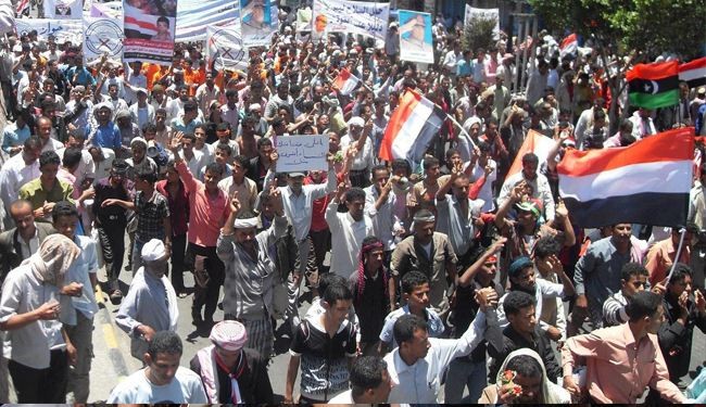 مسيرة حاشدة في صنعاء لتنديدا بجرائم التحالف السعودي