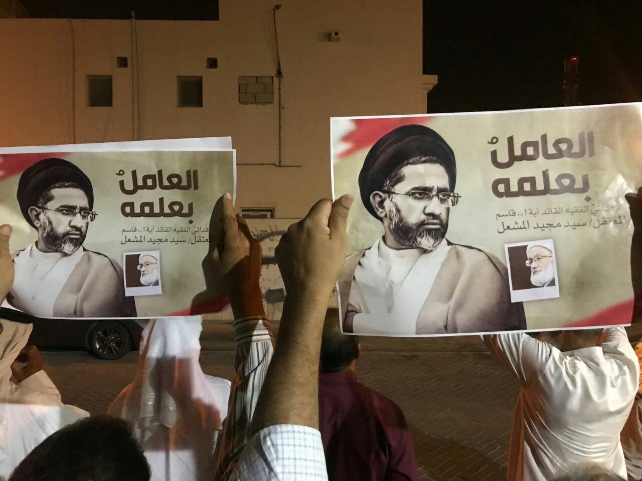 اختصاصی؛ ادامه راهپیمایی مردم بحرین در حمایت از رئیس مجلس علمای بحرین و زندانیان سیاسی + عکس