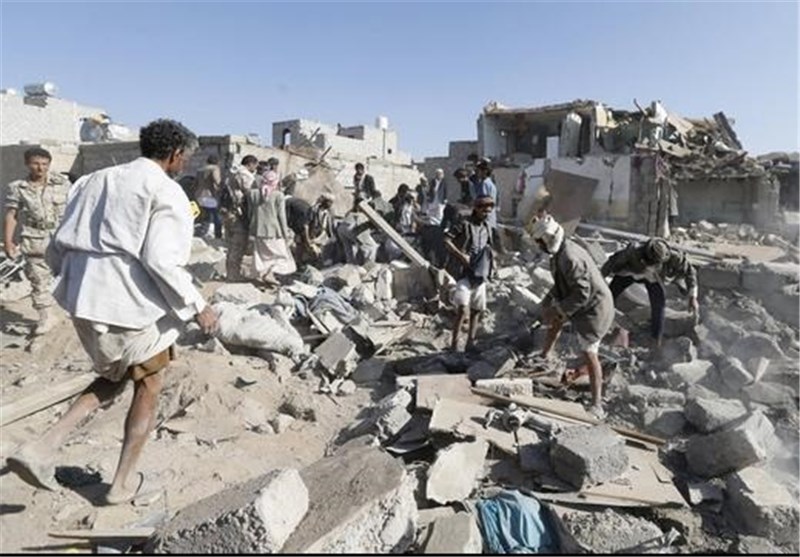 کشته و زخمی شدن ۱۳ غیرنظامی در حمله ائتلاف سعودی به شمال یمن