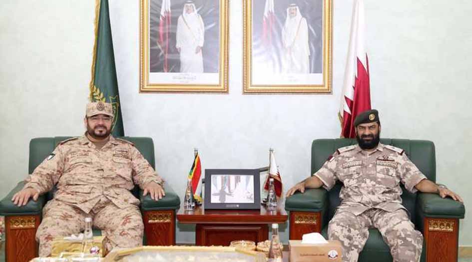 قطر والكويت تبحثان تعزيز العلاقات العسكرية بين البلدين