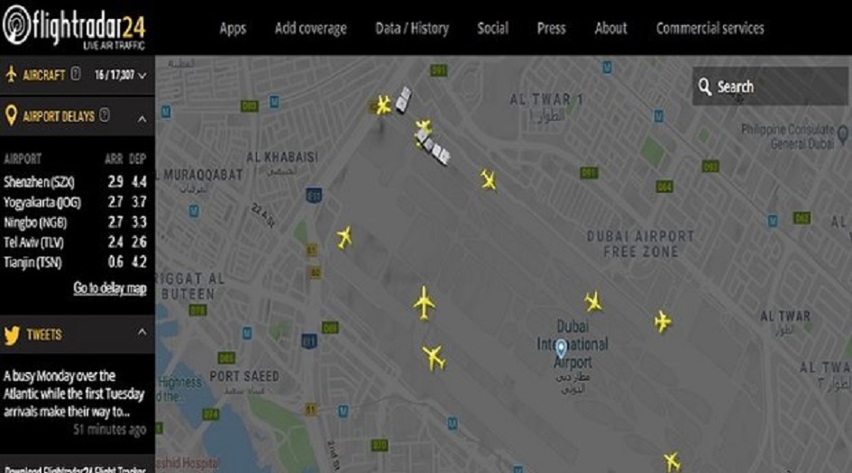 ارتباك حركة الملاحة في مطار دبي الدولي إثر ضربة الطيران المسير اليمني
