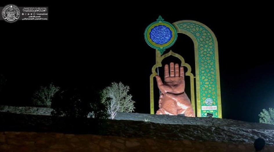 افتتاح نصب تذكاري لولاية أمير المؤمنين (ع) بجوار مرقده الطاهر+صور