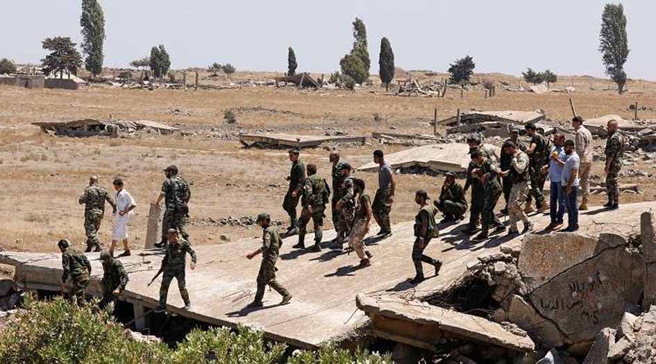 الجيش السوري يطهر تلول الصفا في السويداء الشرقية من "داعش"
