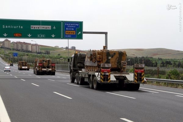 ارتش ترکیه بازهم کاروان نظامی به مرز سوریه اعزام کرد