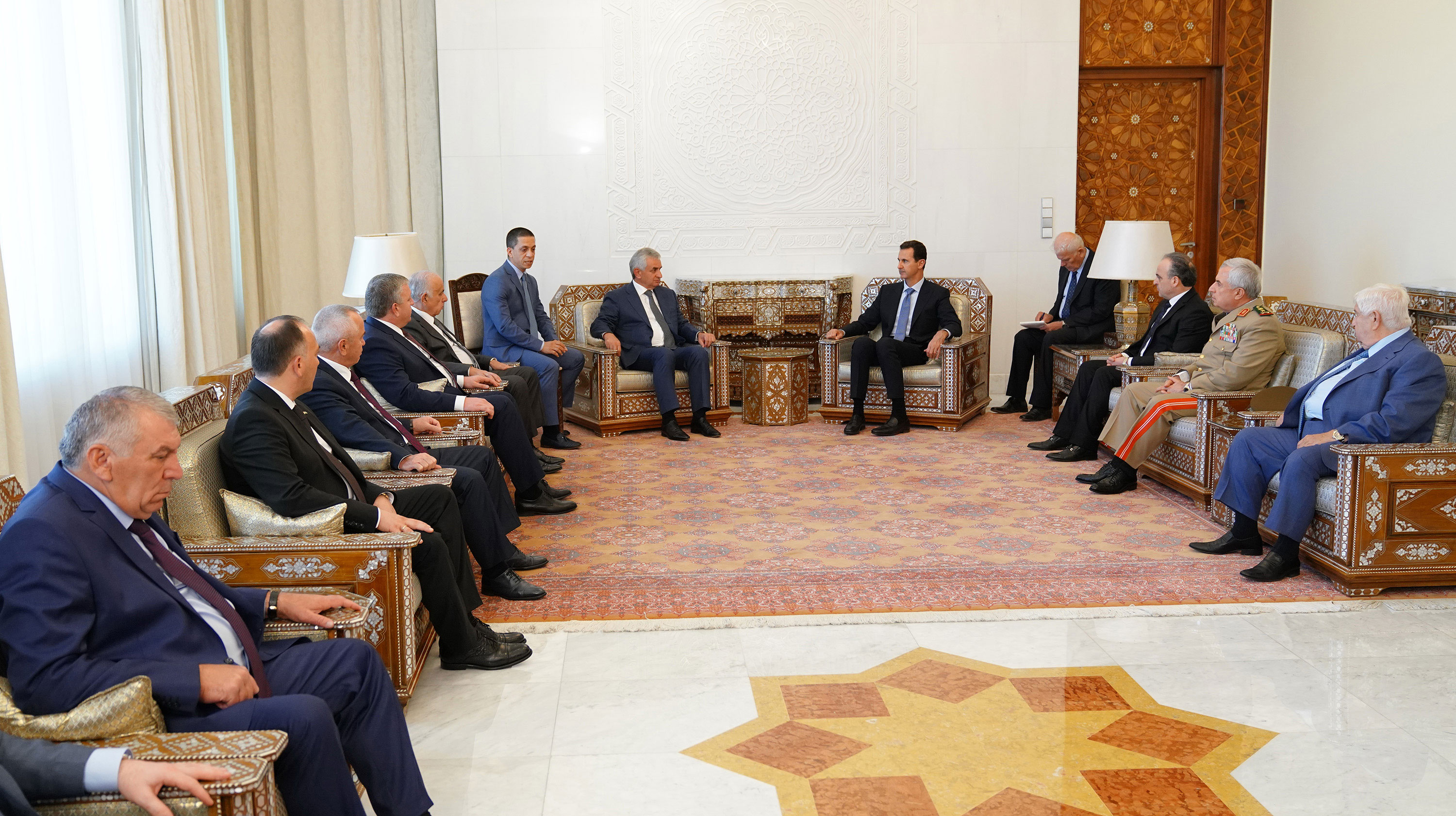  رئیس جمهور آبخازیا با بشار اسد دیدار کرد