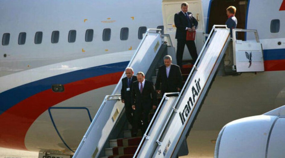 وصول الرئيس الروسي بوتين إلي العاصمة طهران