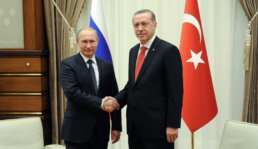 اردوغان و پوتین درباره سوریه گفتگو می کنند