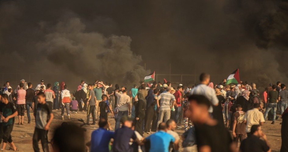 شهيد فلسطيني ومئات الجرحى برصاص الاحتلال في "جمعة كسر الحصار"