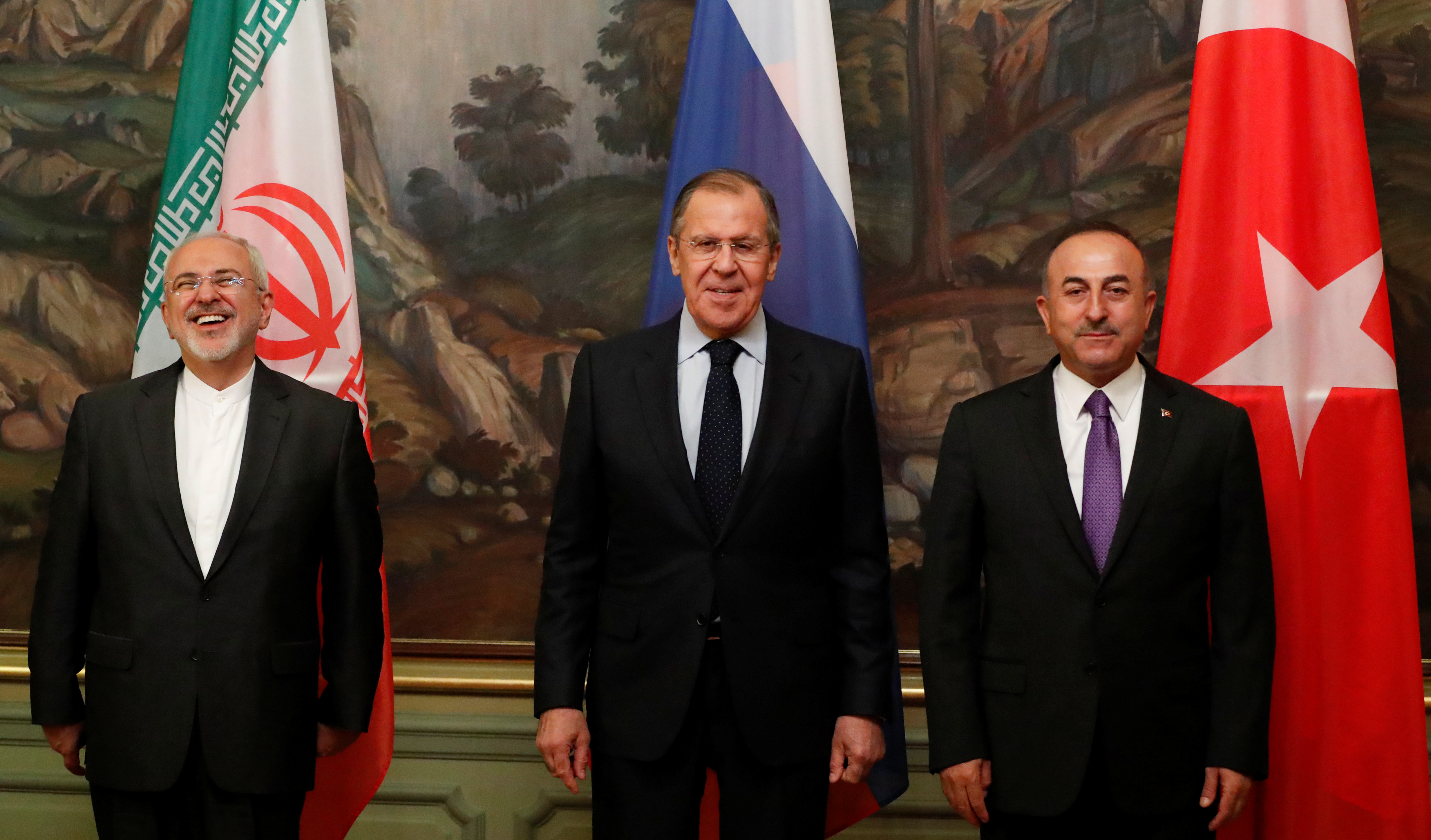 وزراء خارجية روسيا وإيران وتركيا يجتمعون في نيويورك لبحث الشأن السوري