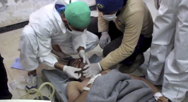 فیلم جعلی حمله شیمیایی در «ادلب»  منتشر شد+فیلم
