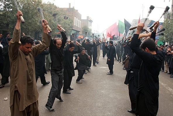 مشارکت مردمی در تامین امنیت عزاداران حسینی در افغانستان 