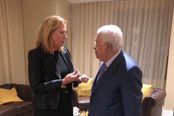 دیدار «زیپی لیونی» با «محمود عباس» در نیویورک