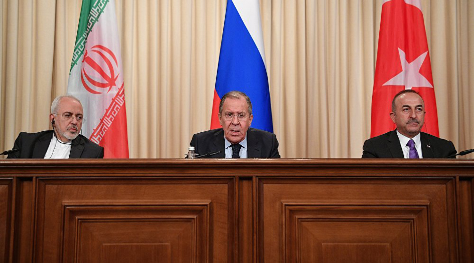 وزراء خارجية روسيا وتركيا وإيران يناقشون مستقبل سوريا