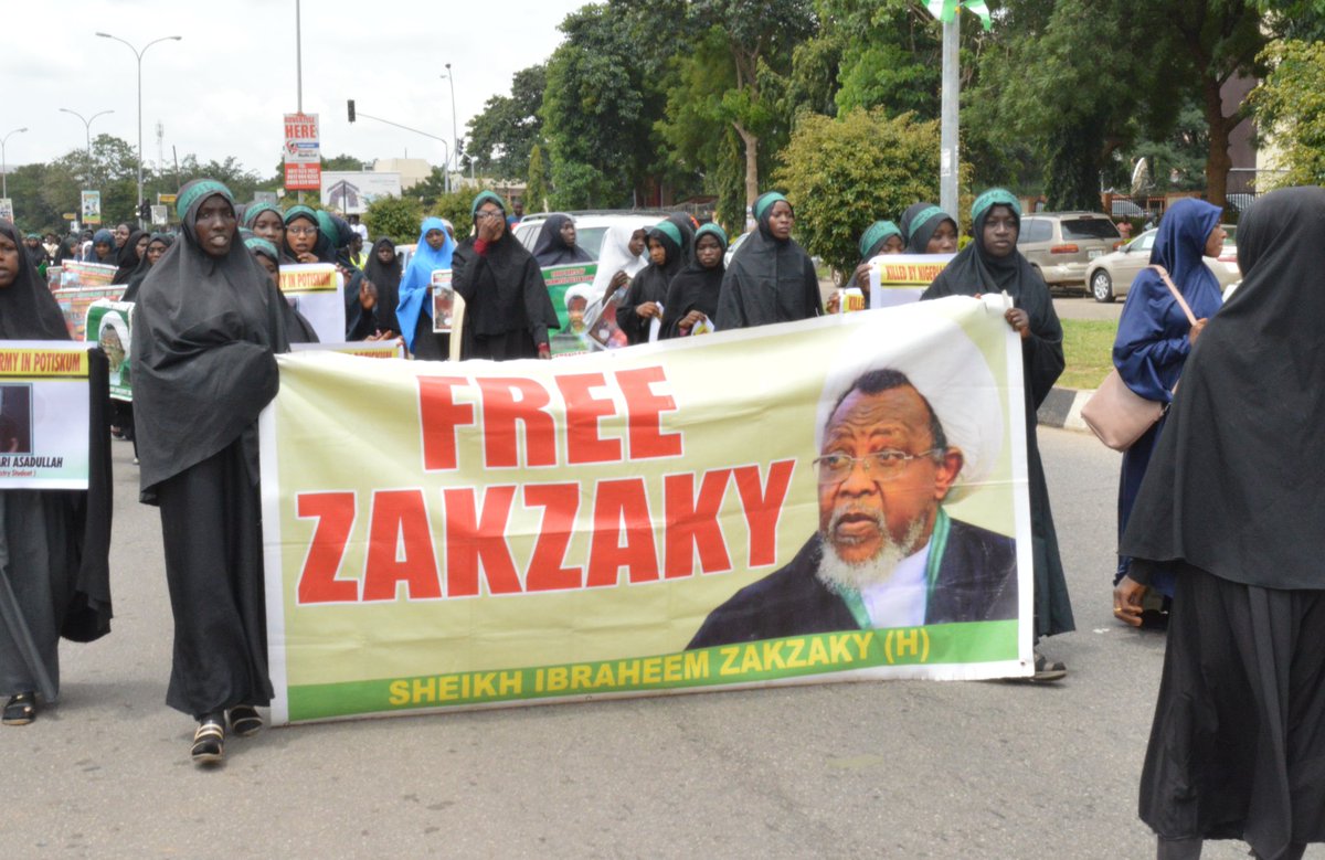 تظاهرات برای آزادی شیخ زکزاکی در پایتخت نیجریه