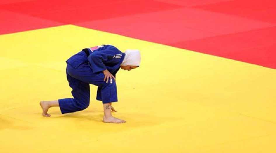 لاعبة جودو ايرانية تمنع من اولمبياد الشباب بسبب "الحجاب"