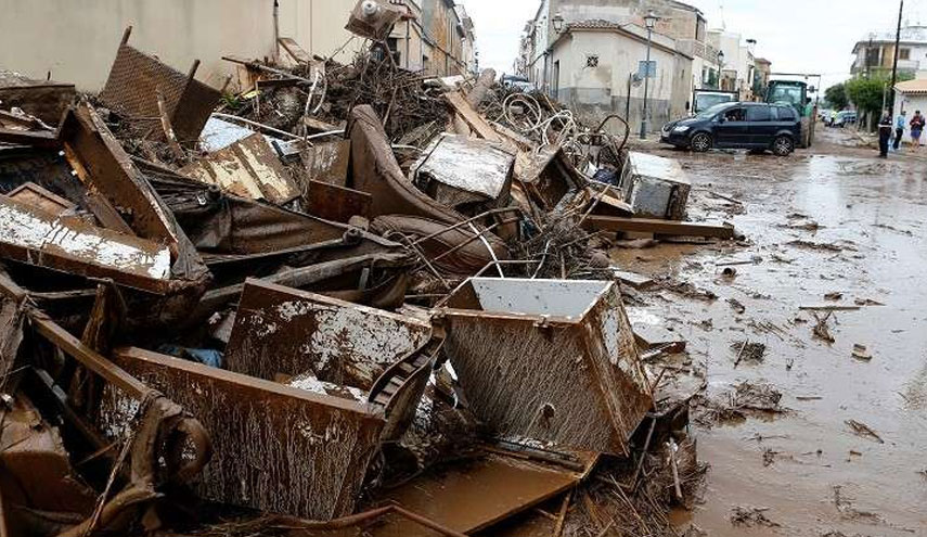 ارتفاع ضحايا فيضانات مايوركا الإسبانية إلى 12 قتيلا