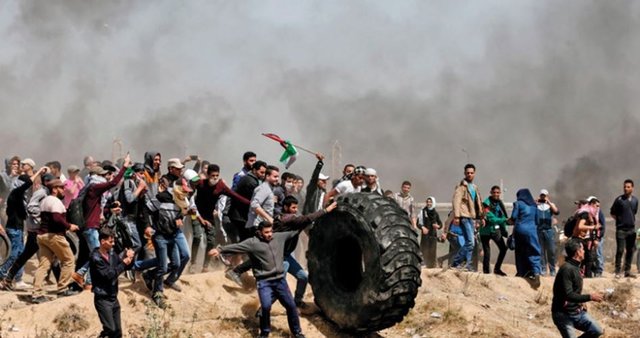 آماده شدن مردم غزه برای بیست‌ و نهمین جمعه تظاهرات بازگشت