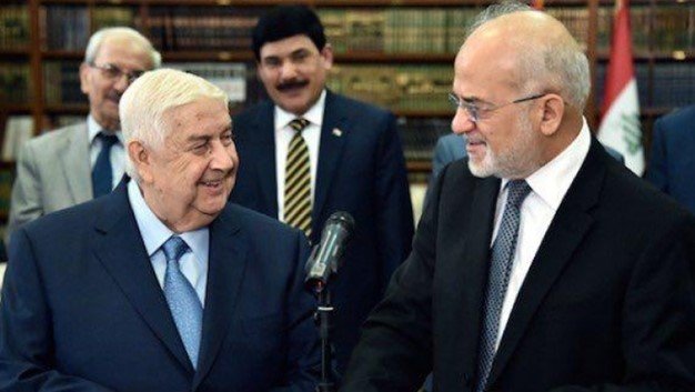 دیدار وزرای خارجه سوریه و عراق در دمشق