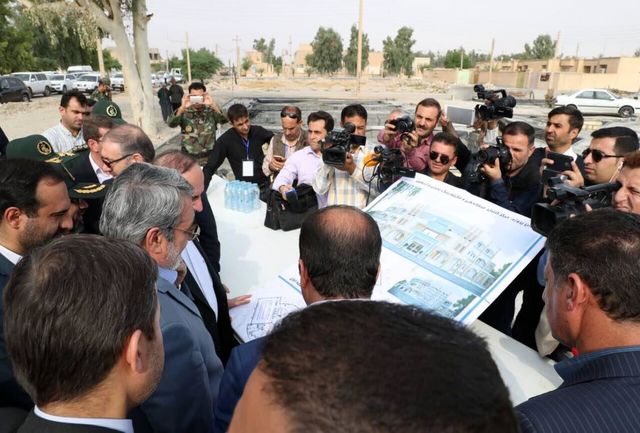 بازدید وزیر کشور از زیرساخت های اربعین در مرز مهران