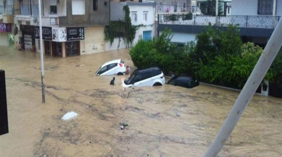 تونس: أمطار غزيرة وفيضانات توقع خمسة قتلى على الأقل