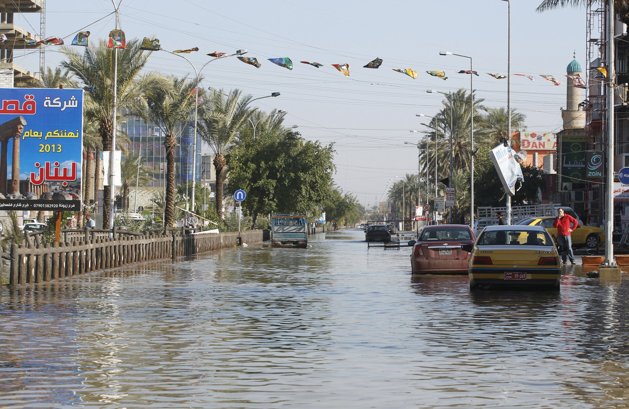 أمطار في العراق ودرجات الحرارة تصل الى 30ْ