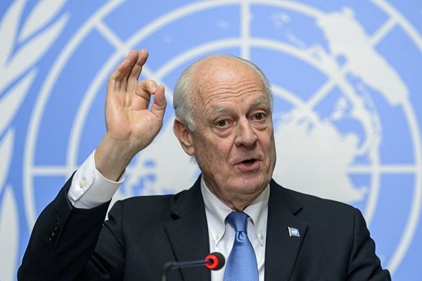 دی‌میستورا: دمشق با نقش سازمان ملل در تشکیل کمیته‌ قانون اساسی مخالف است