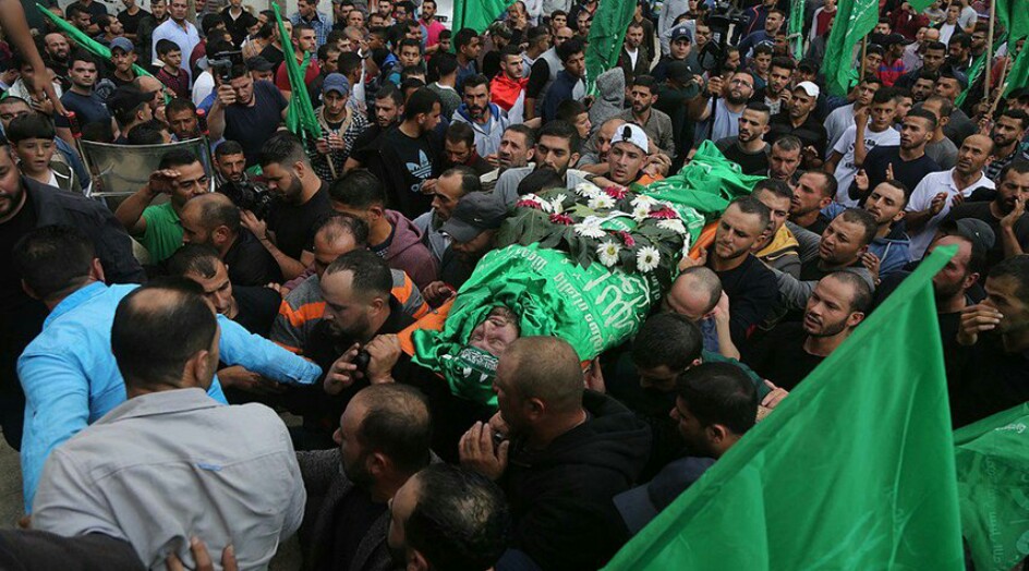 تشييع جثامين 5 شهداء في غزة ارتقوا برصاص الاحتلال