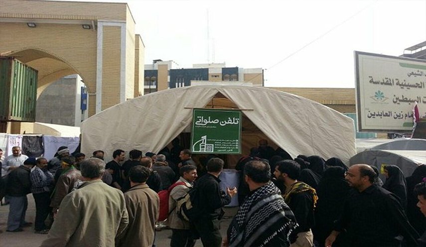 خدمات لاتعد ولا تحصى في زيارة الأربعين ومنها..