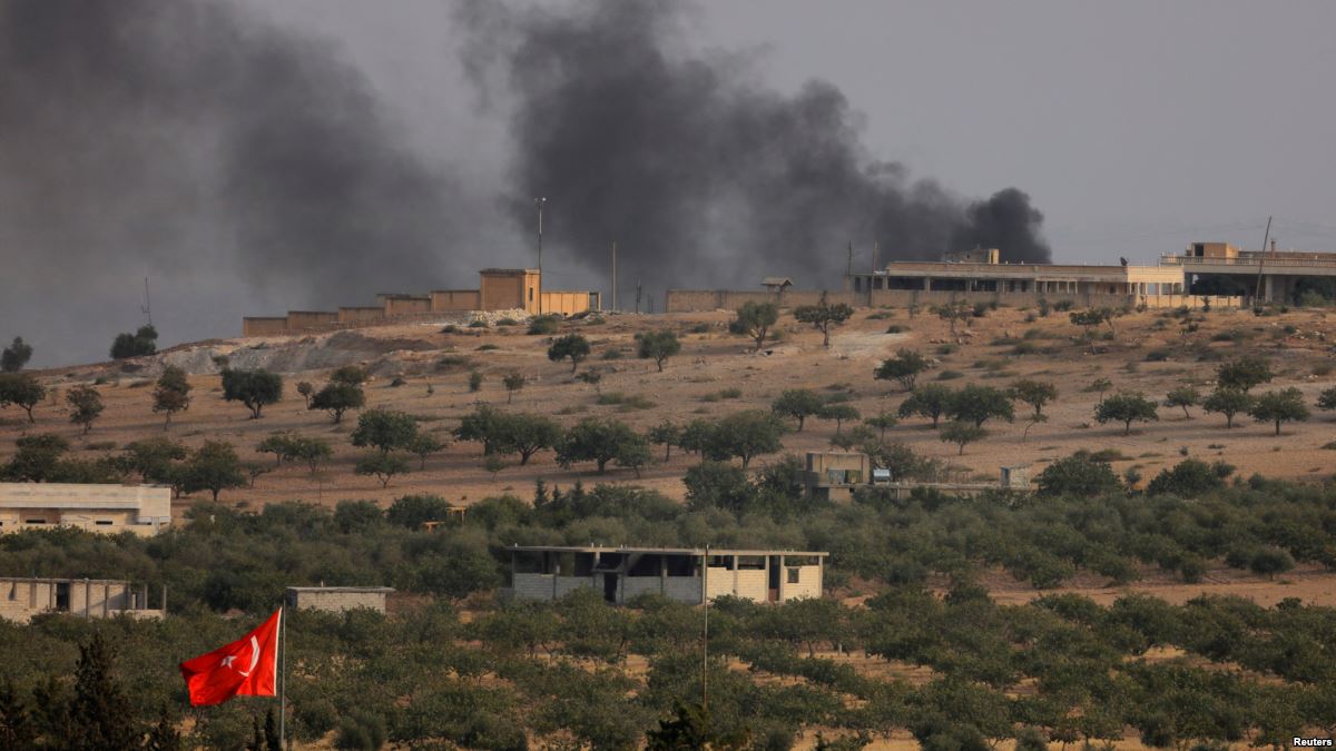 الجيش التركي يقصف مواقع للأكراد شمال سوريا
