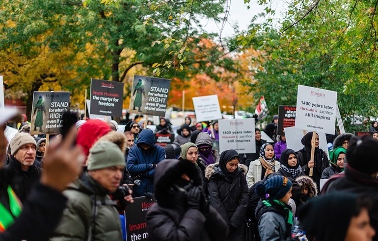 مراسم اربعین حسینی در تورنتو کانادا + عکس