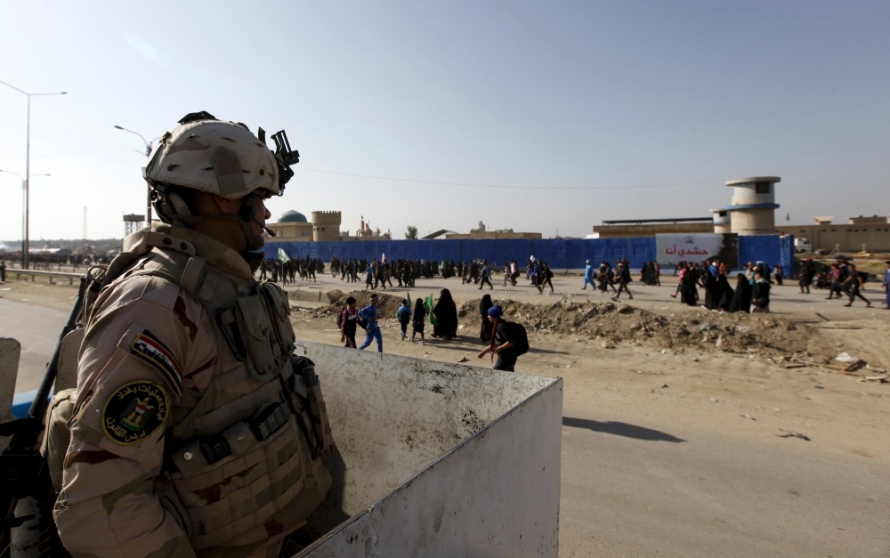 بالصورة.. الأمن العراقي يقتل انتحاريا حاول استهداف الزائرين شمال بغداد