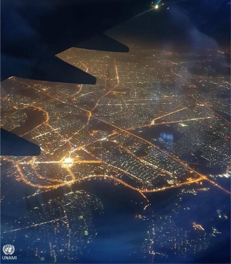 بالصور..الأمم المتحدة تنشر صورة جوية رائعة لمدينة بغداد كما لم تراها من قبل 