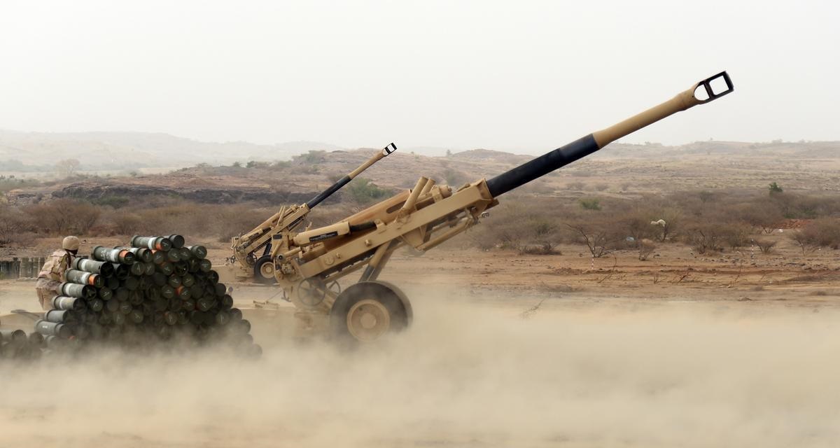 حملات توپخانه ای نیروهای یمنی به جنوب عربستان