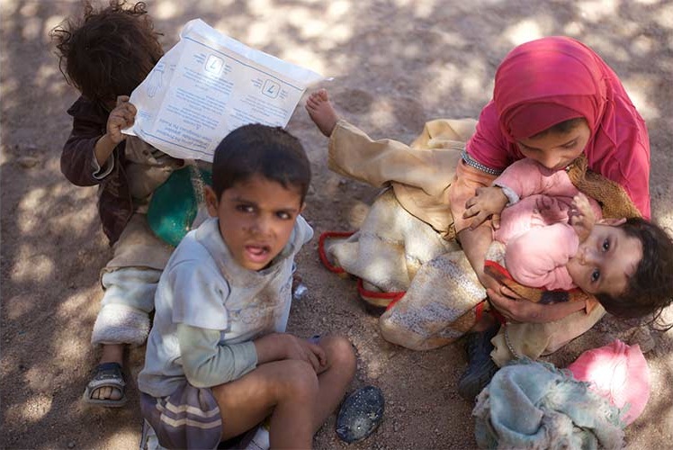 هر ۱۰ دقیقه یک کودک یمنی می میرد