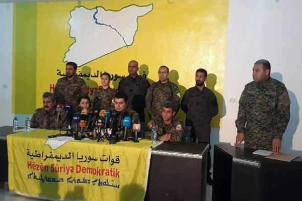 واکنش نیروهای سوریه دموکراتیک به تهدیدات آنکارا