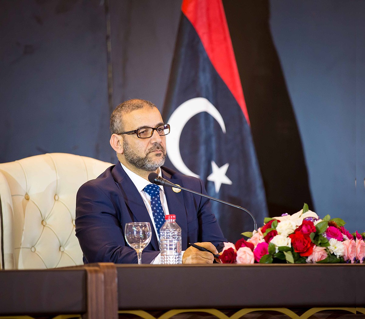  رئيس المجلس الأعلى للدولة في ليبيا يصل مدينة باليرمو الإيطالية 