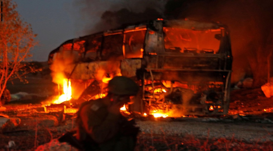 العدو الصهيوني يرفع معنويات جنوده بالأكاذيب حول الحافلة 