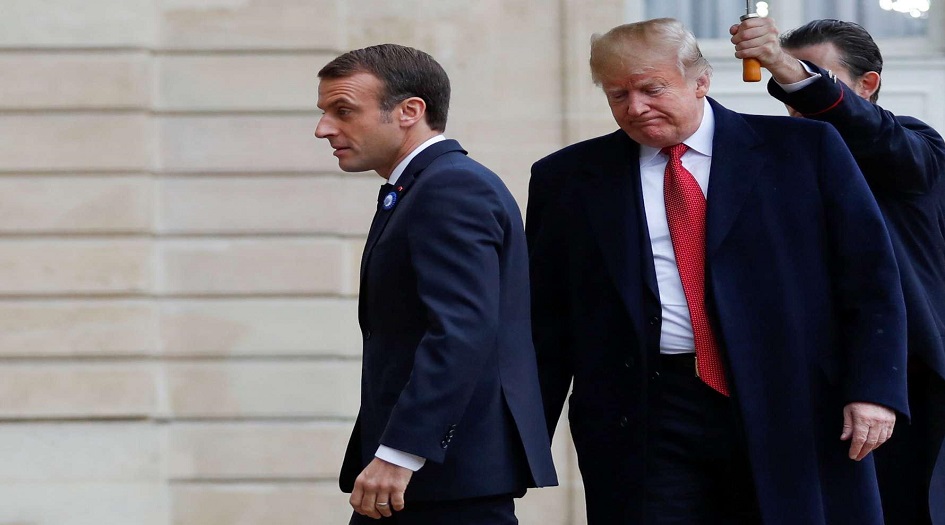 ماكرون يصعّد مع ادارة ترامب: فرنسا ليست تابعة لامريكا!