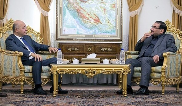 برهم صالح: لن نسمح باستخدام العراق للإضرار بمصالح إيران