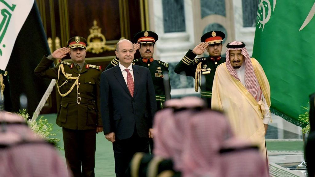الرئيس العراقي يصل الى الرياض