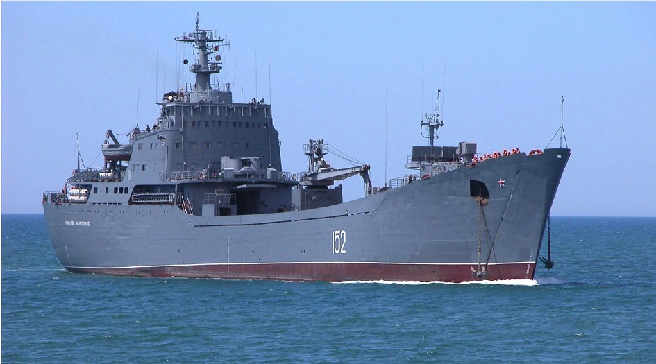 وصول سفن إنزال روسية كبيرة إلى سوريا