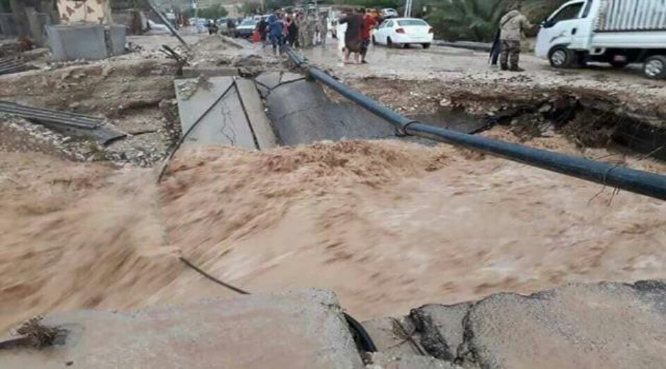 بالصور.. الفيضانات والسيول تخلف خسائر مادية في العراق