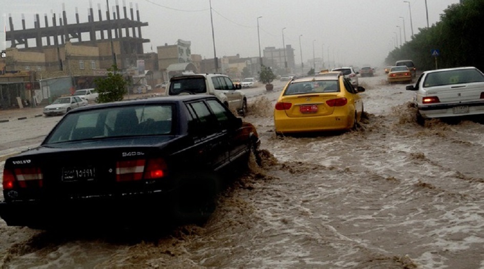 خارطة الأمطار المتوقعة في العراق لهذه الليلة !!