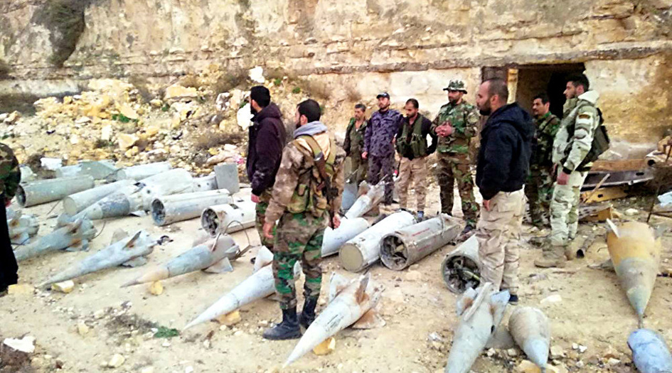بالصور.. الأمن السوري يضبط صواريخ "أرض جو" على حدود الأردن