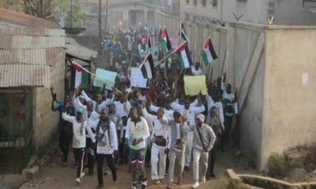 تظاهرات مردم نیجریه در حمایت از ملت فلسطین