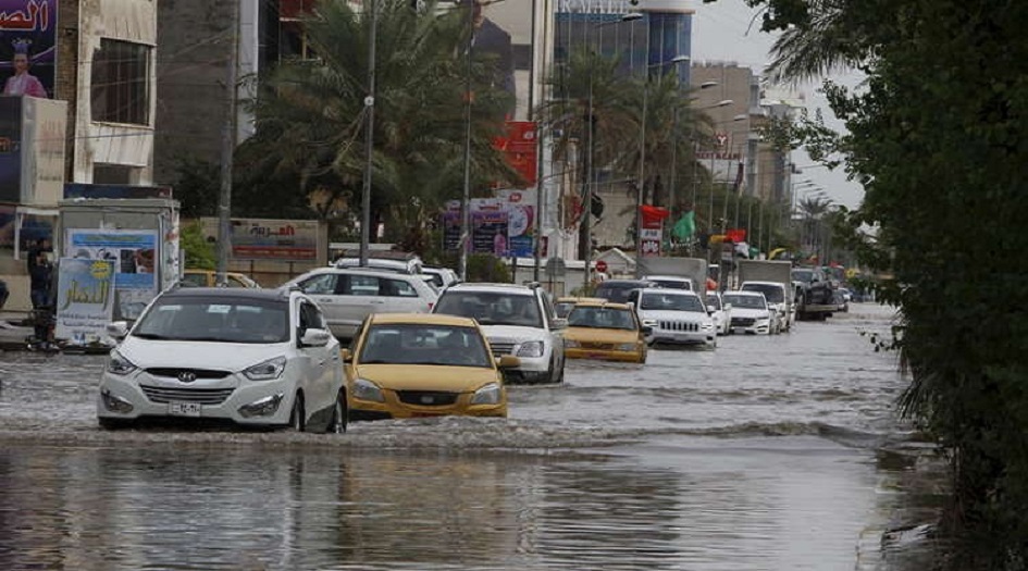 العراق يشهد امطار غزيرة مصحوبة بالبرق والرعد  خلال الساعات المقبلة!