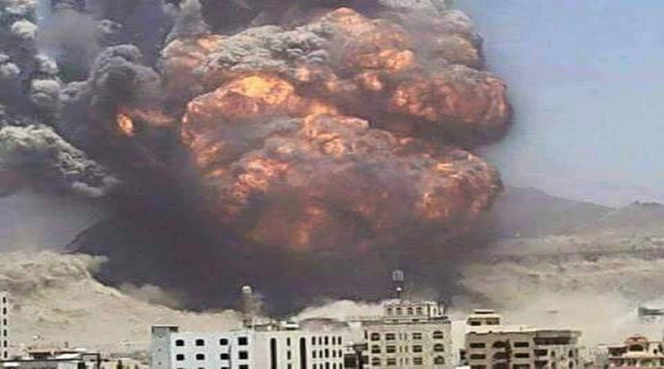 35 غارة  وأكثر من 112 قذيفة مدفعية للعدوان السعودي على اليمن!!